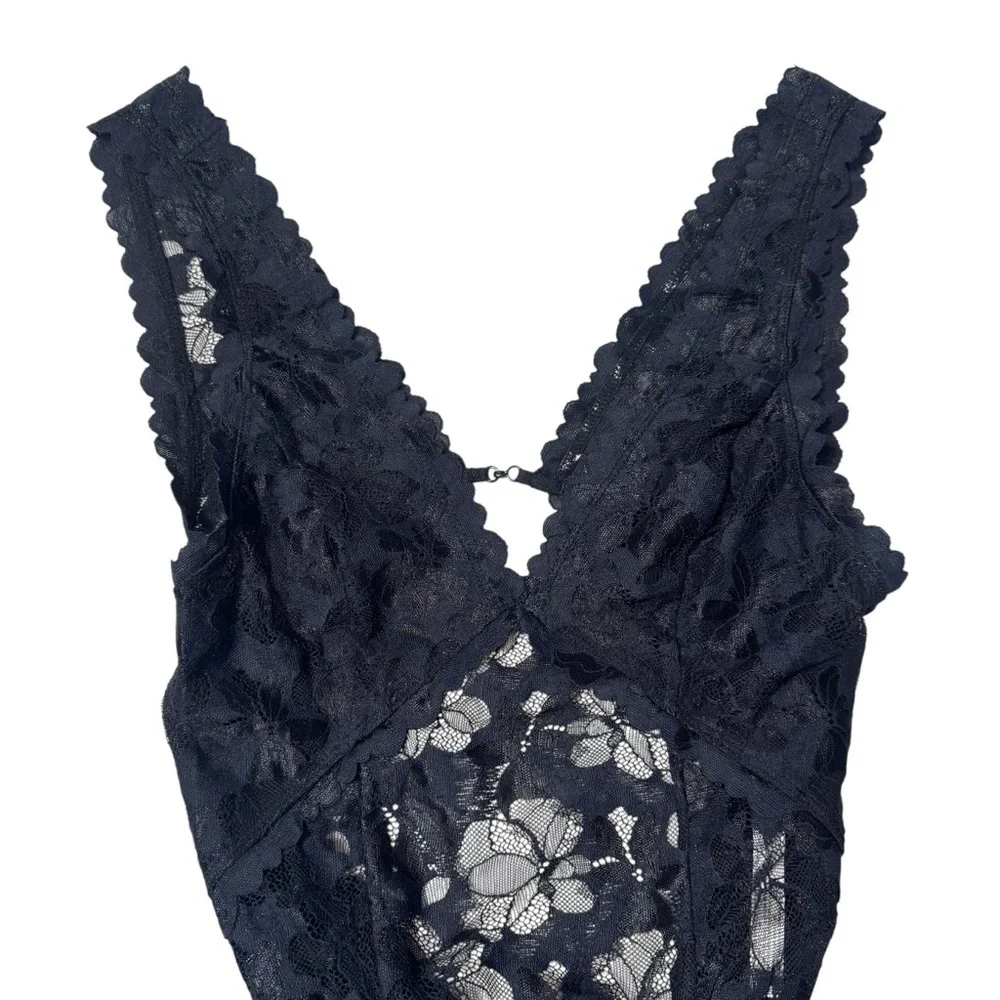 NWT New $98 Free People Dream Of Me Black Bodysuit Size XS